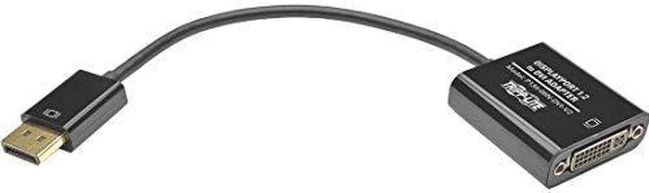 Alt view image 6 of 7 - Tripp Lite DisplayPort to DVI Active Cable Adapter, DP 1.2, Converter for DP to DVI (M/F), 1920 x 1200/1080p, 6 in. (P134-06N-DVI-V2)