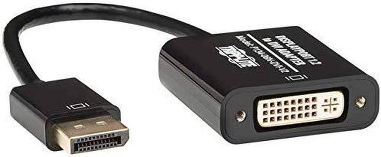 Alt view image 7 of 7 - Tripp Lite DisplayPort to DVI Active Cable Adapter, DP 1.2, Converter for DP to DVI (M/F), 1920 x 1200/1080p, 6 in. (P134-06N-DVI-V2)
