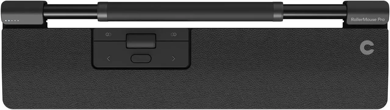 Alt view image 8 of 14 - Contour Design Wireless RollerMouse Pro with Vegan Leather Wrist Rest