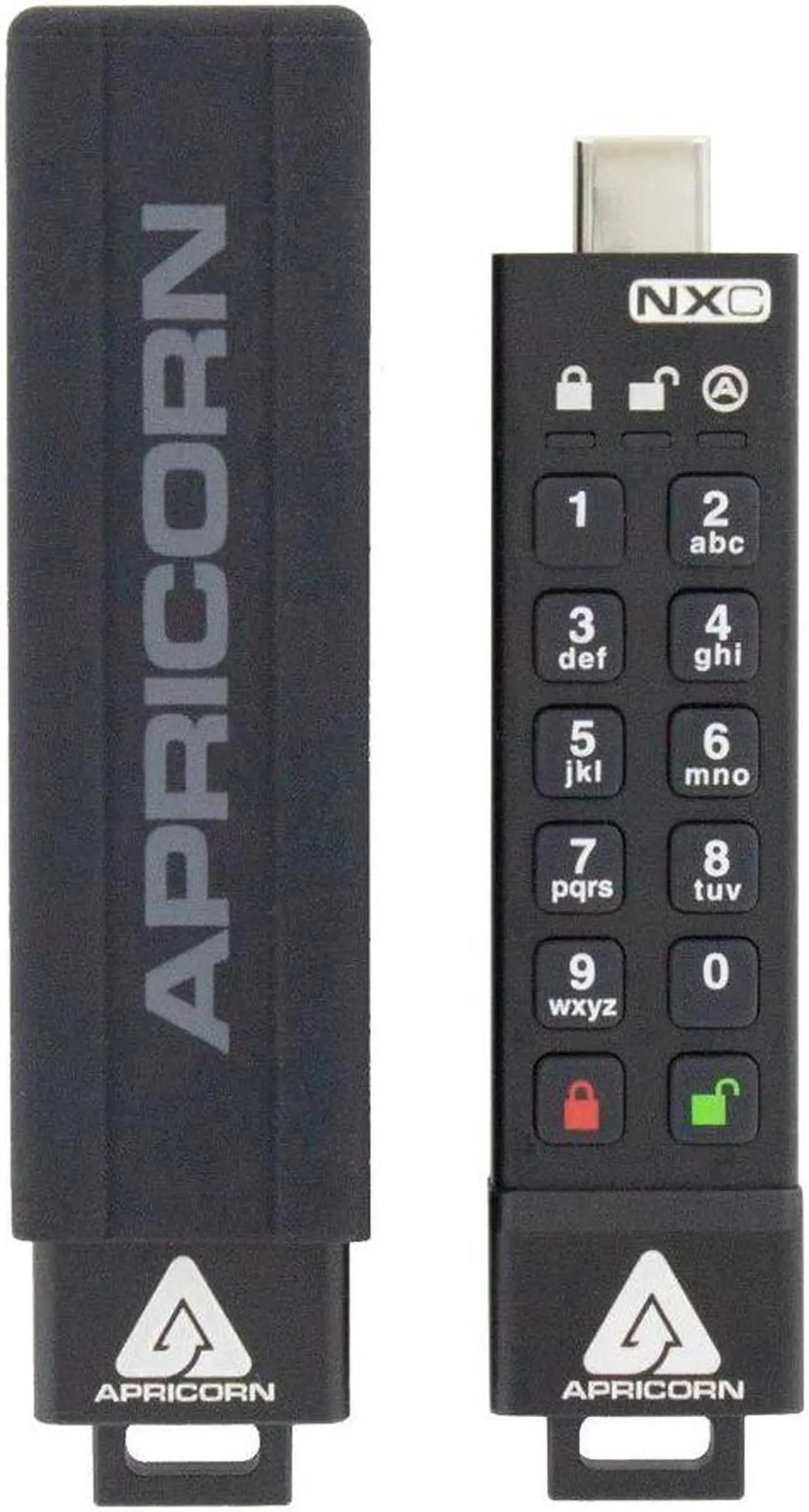 Alt view image 15 of 20 - apricorn 128gb aegis secure key 3 nxc 256-bit hardware-encrypted usb 3.2 type c flash drive, fips 140-3 level 3 validation pending (ask3-nxc-128gb)