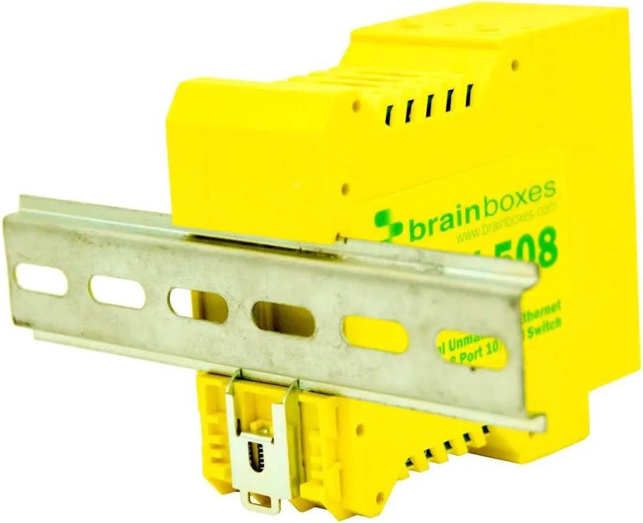 Alt view image 15 of 15 - BRAINBOXES SW-508 INDUSTRIAL ETHERNET 8PORT SW