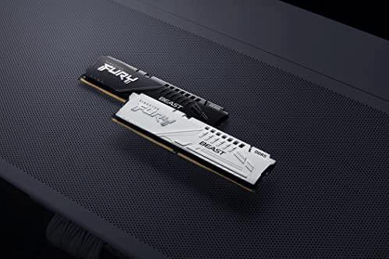 Alt view image 6 of 9 - Kingston 16GB 5200MHz DDR5 CL40 DIMM FURY Beast White XMP