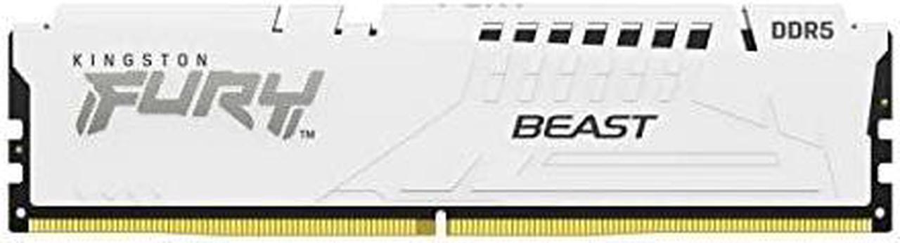 Alt view image 5 of 9 - Kingston 16GB 5200MHz DDR5 CL40 DIMM FURY Beast White XMP