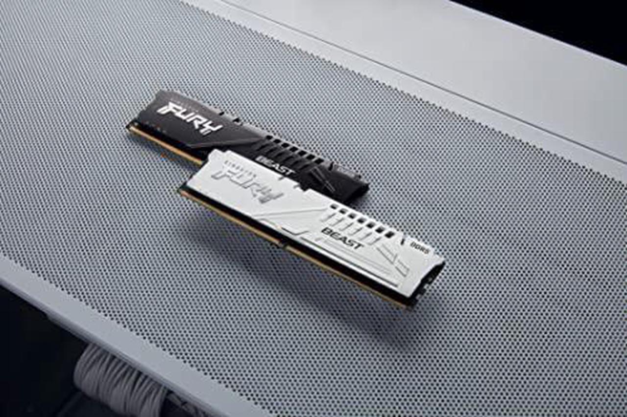 Alt view image 7 of 9 - Kingston 16GB 5200MHz DDR5 CL40 DIMM FURY Beast White XMP