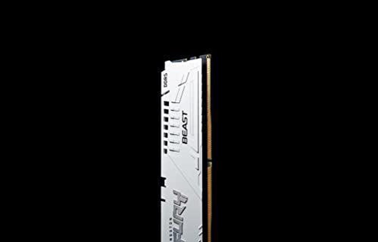 Alt view image 8 of 9 - Kingston 16GB 5200MHz DDR5 CL40 DIMM FURY Beast White XMP