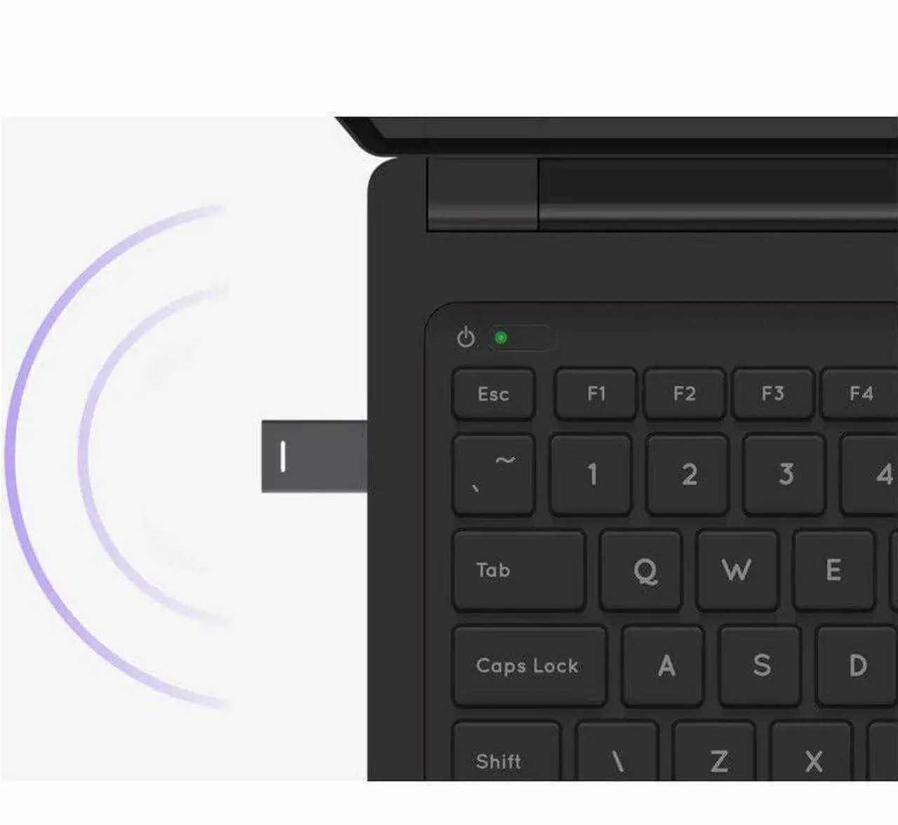 Alt view image 6 of 7 - Logitech Bluetooth 5.0 Bluetooth Adapter for Headset/Keyboard/Mouse 981000963