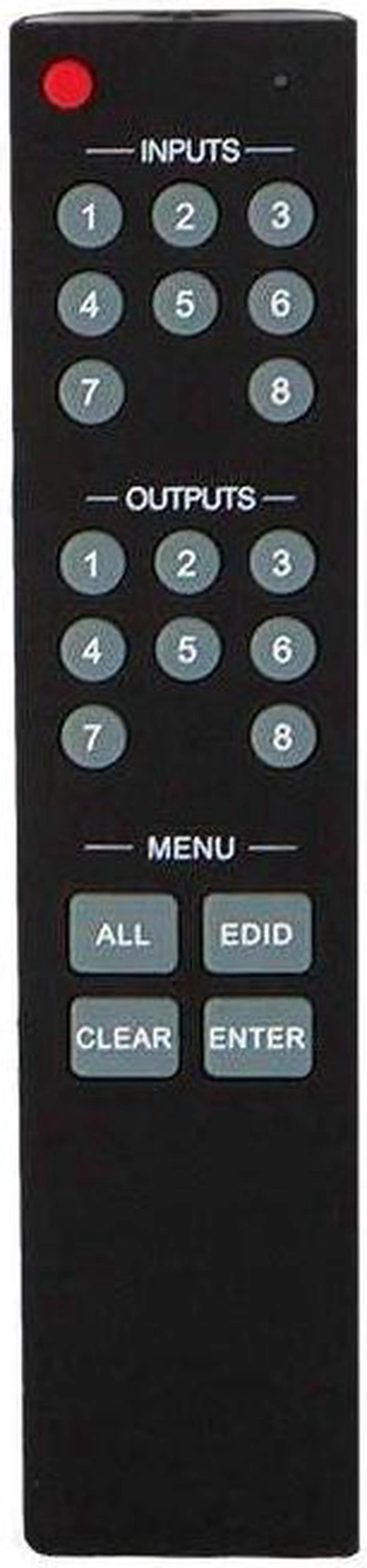 Alt view image 12 of 13 - Monoprice Blackbird 4K HDMI Matrix, 8x8, HDBaseT, HDR, 18G, 4K@60Hz, YCbCr 4:4:4, HDCP 2.2, EDID, IR,  SPDIF, RCA, TCP/IP, RS-232, W/ 7 Receivers 70m