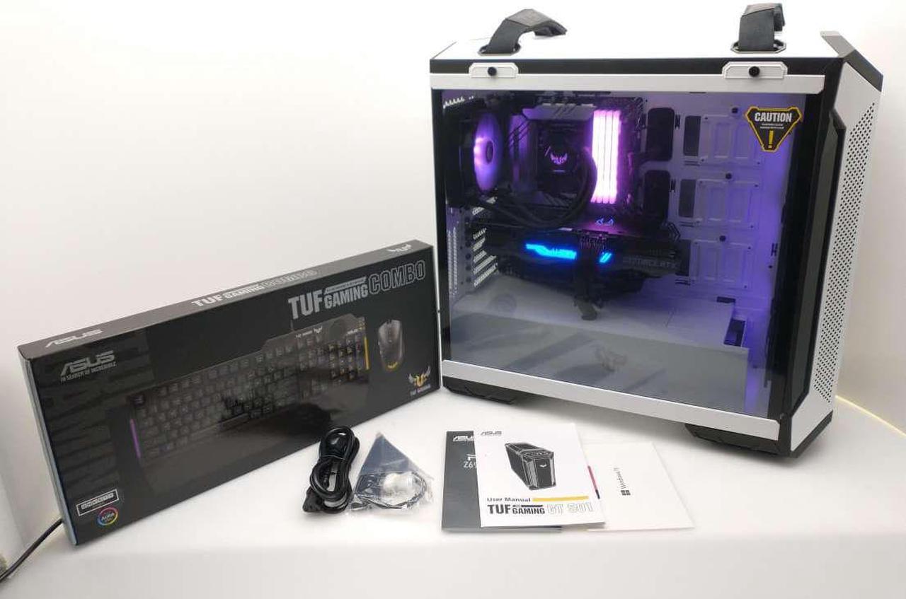 Alt view image 2 of 5 - ASUS TUF GT501 LIQUID COOLED Intel 24 - Core i9-13900KF 3.00GHz - NVIDIA GeForce RTX 4090 24GB - Z690 Chipset - 2TB HDD + 4TB NVMe SSD - 128GB DDR5(4X32GB) - 1000W - Windows 11 Gaming PC