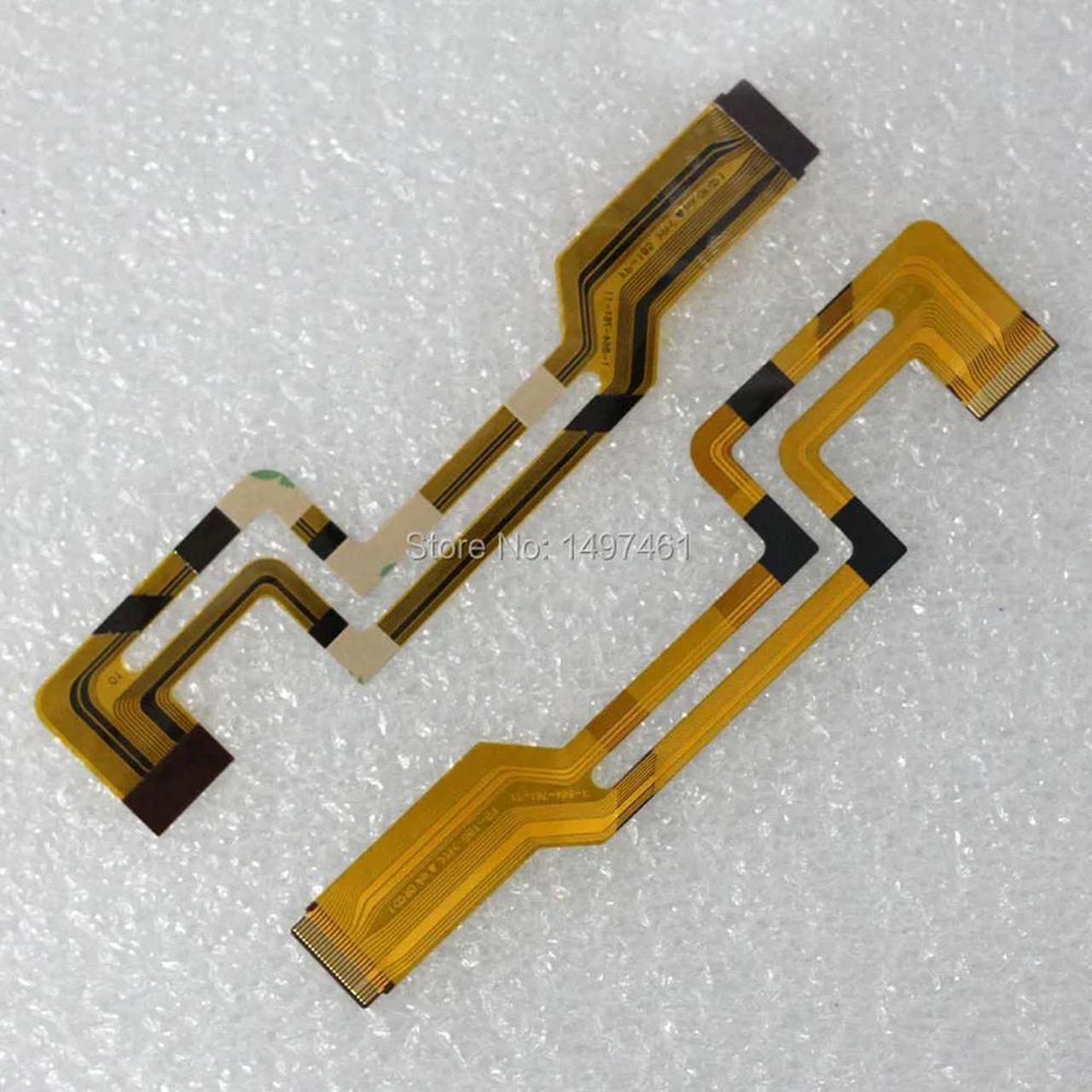 2PCS LCD hinge rotate shaft Flex Cable for DCR-HC17E HC19E HC21E HC22E HC32E HC33E HC39 HC42 HC43 Video Camera