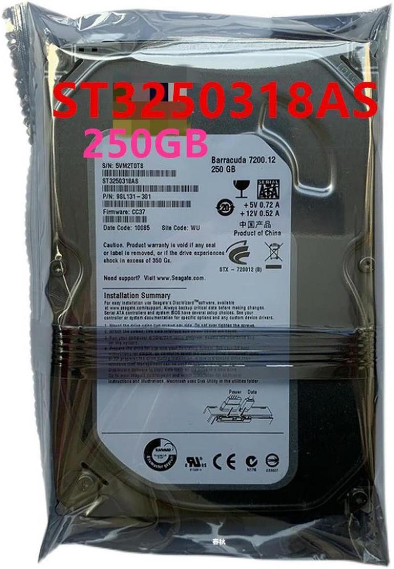 OwnShoe HDD For 250GB 3.5" SATA 3 Gb/S 8MB 7200RPM For Internal Hard Disk For Desktop HDD For ST3250318AS