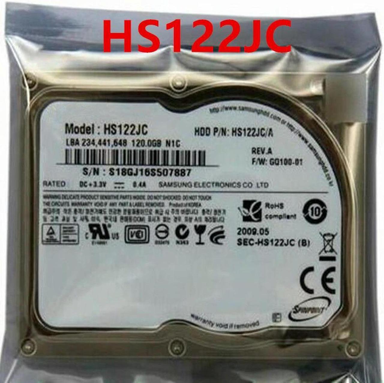 OwnShoe HDD For 120GB 1.8" CE/ZIF 8MB 5400RPM 8MM For Internal Hard Disk For Notebook HDD For HS122JC