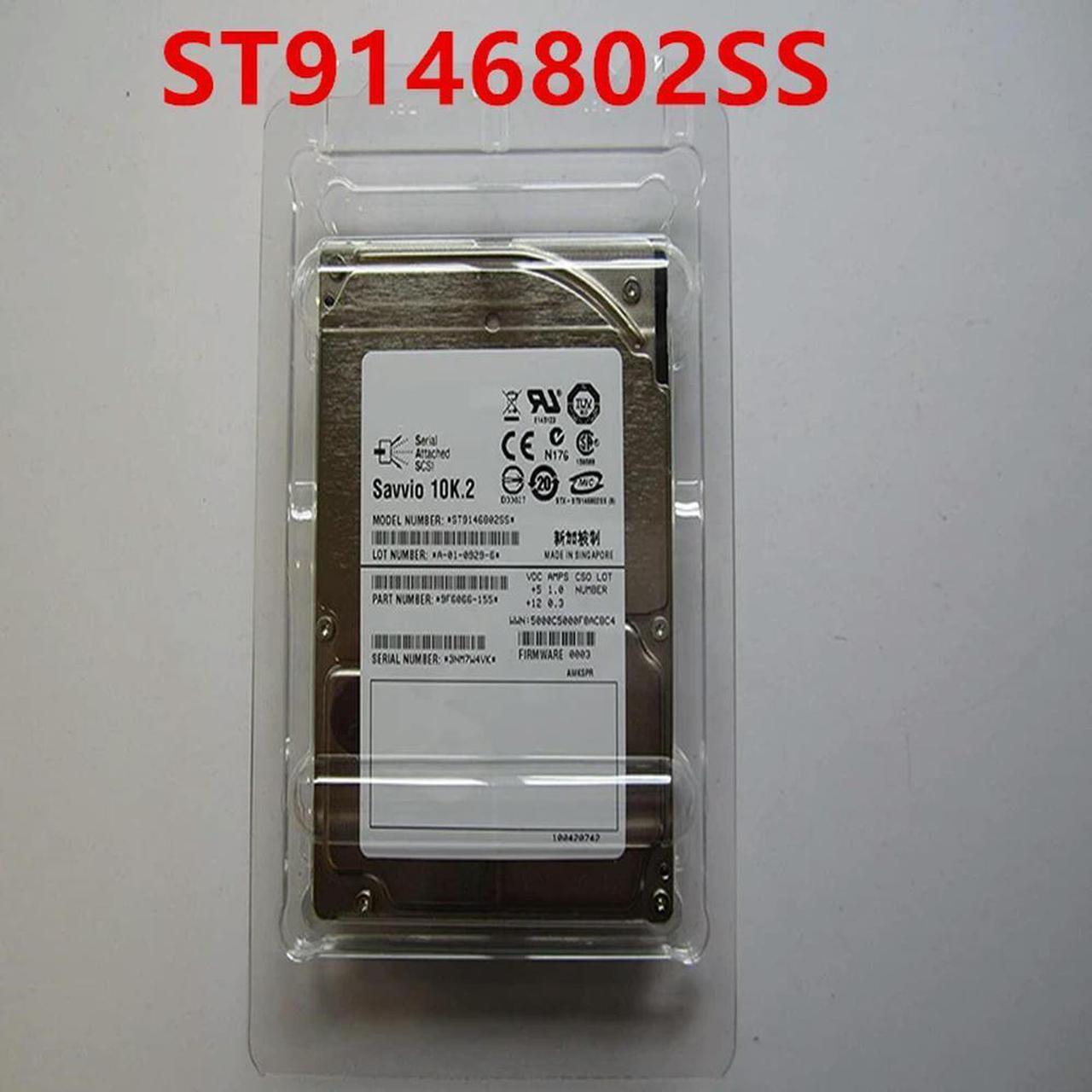 OwnShoe HDD For 146GB 2.5" SAS 6 Gb/s 16MB 10000RPM For Internal HDD For Server HDD For ST9146802SS