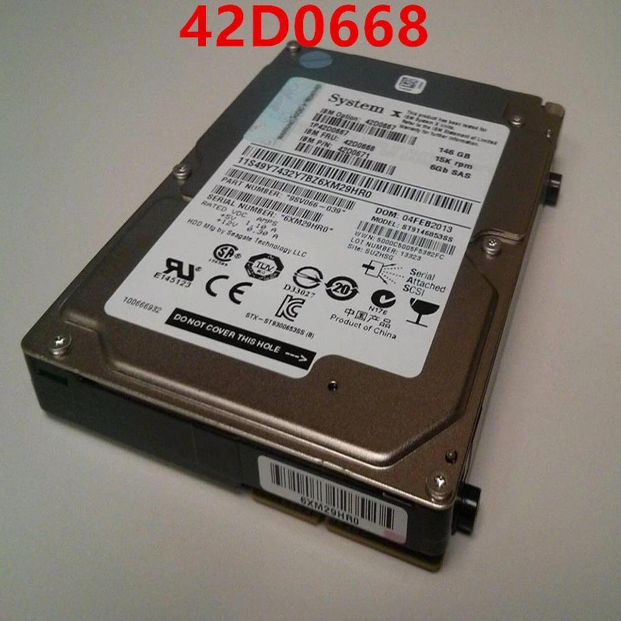 OwnShoe Almost HDD For 146GB 2.5" SAS 6 Gb/s 16MB 15000RPM For Internal HDD For Server HDD For 42D0667 42D0668 42D0671