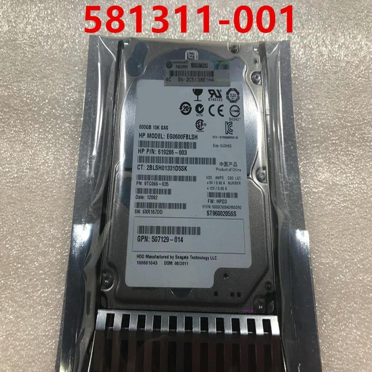 OwnShoe HDD For 600GB 2.5" SAS 6 Gb/S 64MB 10000RPM For Internal HDD For Server HDD For 581286-B21 581311-001