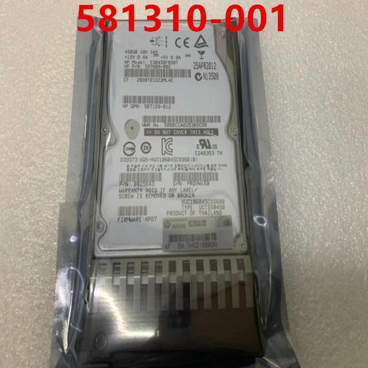 OwnShoe HDD For 450GB 2.5" SAS 6 GB/s 32MB 10000RPM For Internal HDD For Server HDD For 581310-001 581284-B21