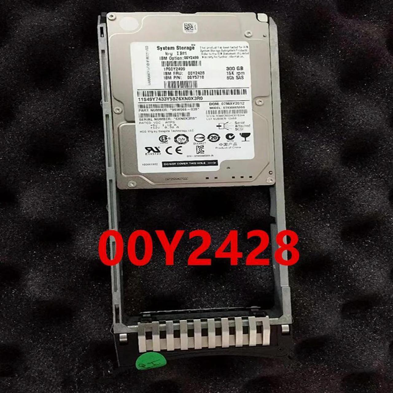 OwnShoe HDD For 300GB 2.5" SAS 6 Gb/S 64MB 15000RPM For Internal HDD For Server HDD For 00Y2428 00Y2499