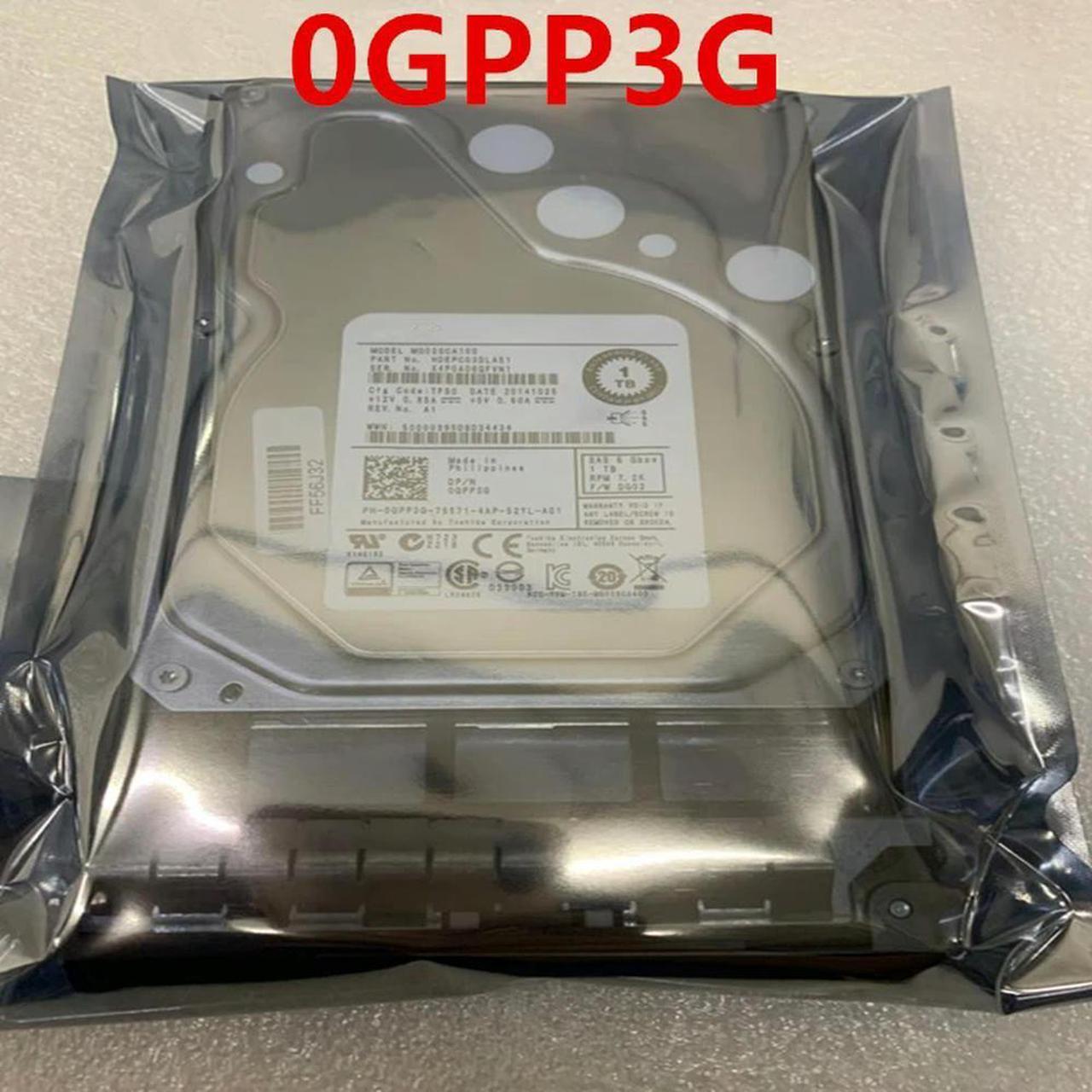 OwnShoe HDD For 1TB 3.5" SAS 6 Gb/S 64MB 7200RPM For Internal HDD For Server HDD For 0GPP3G GPP3G MG03SCA100