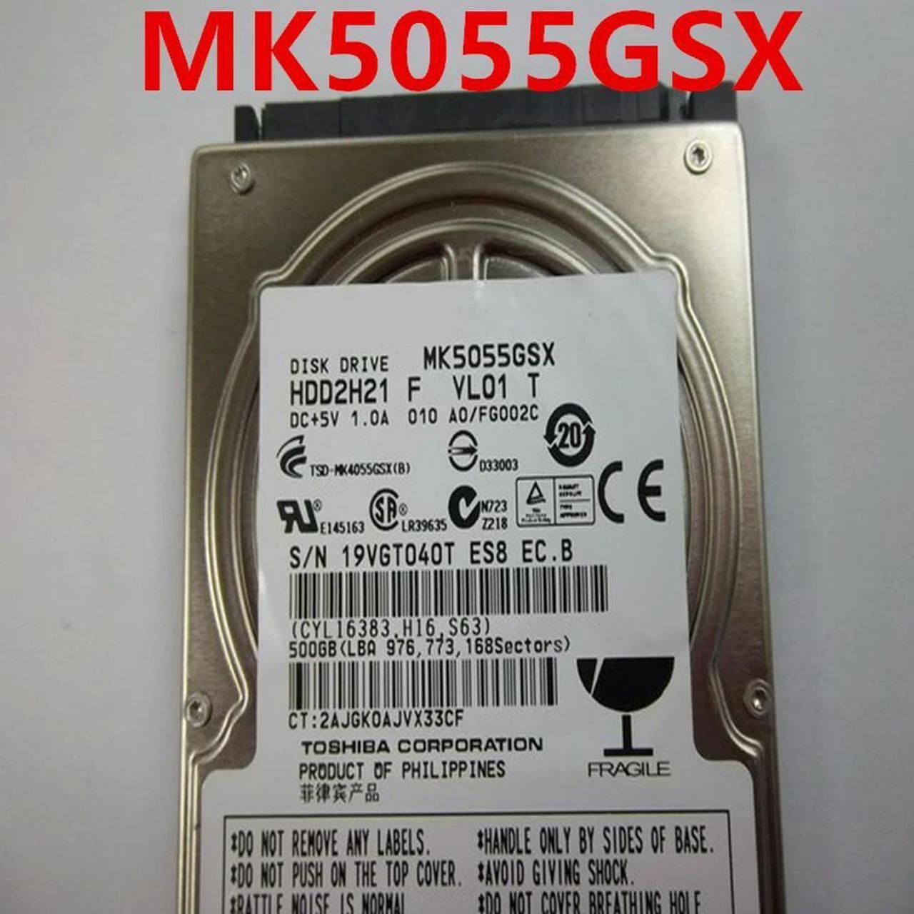 OwnShoe Almost HDD For 500GB 2.5" SATA 8MB 5400RPM For Internal HDD For Laptop HDD For MK5055GSX