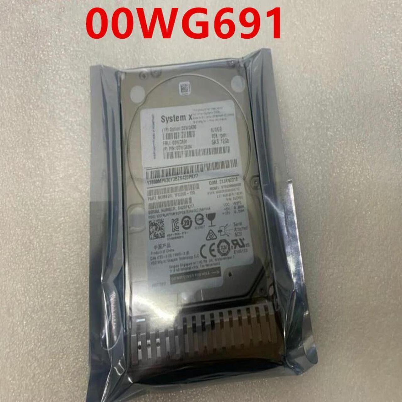 OwnShoe HDD For 600GB 2.5" SAS 12 Gb/s 64MB 10K For Internal Hard Disk For Server HDD For 00WG691 00WG690 00WG694