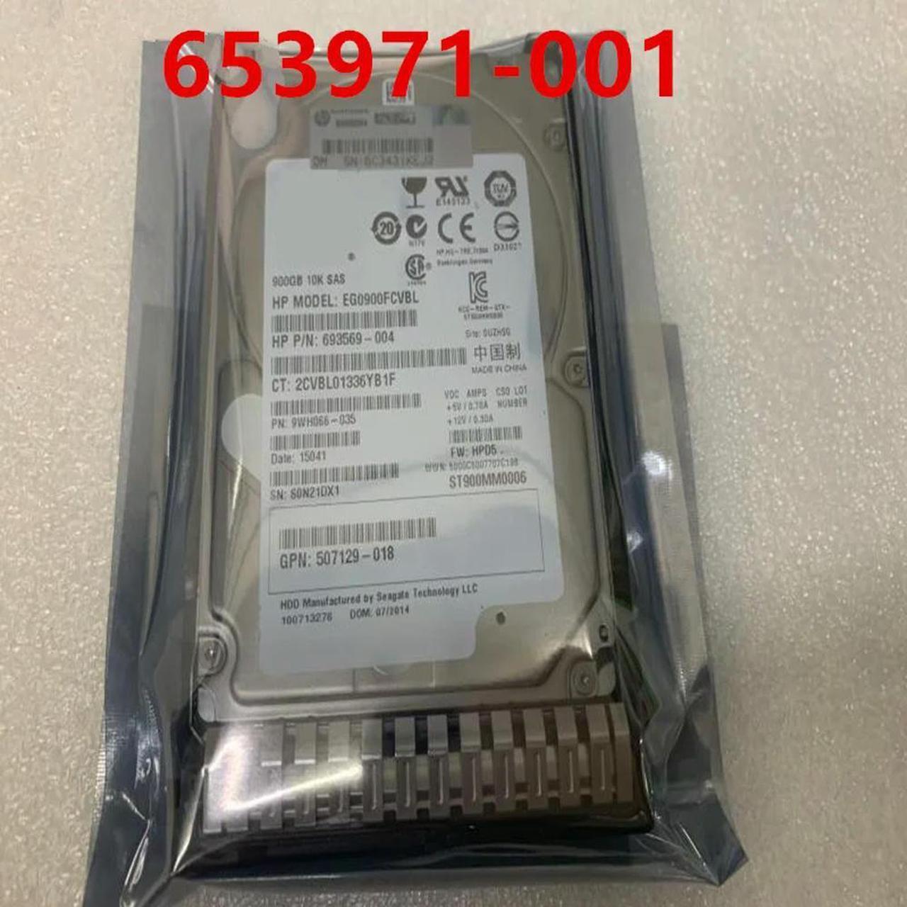 OwnShoe HDD For 900GB 2.5" SAS 12 Gb/S 64MB 10000RPM For Internal HDD For Server HDD For 652589-B21 653971-001