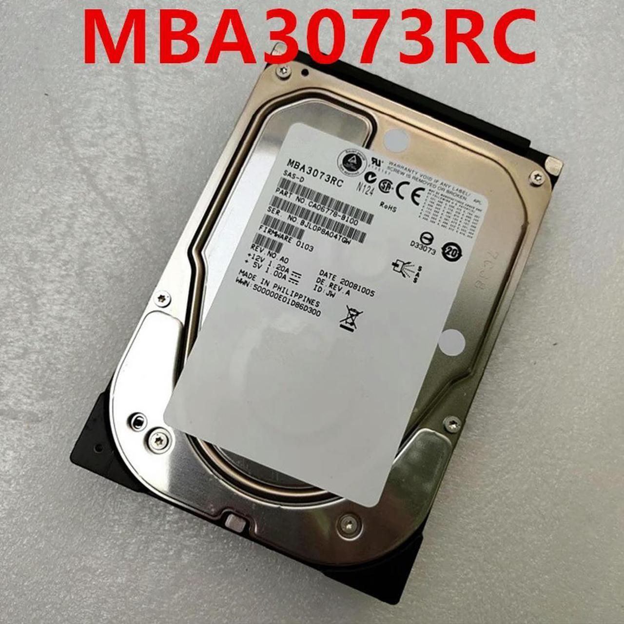 OwnShoe HDD For Fujitsu 73GB 3.5" SAS 16MB 15000RPM For Internal HDD For Server HDD For MBA3073RC