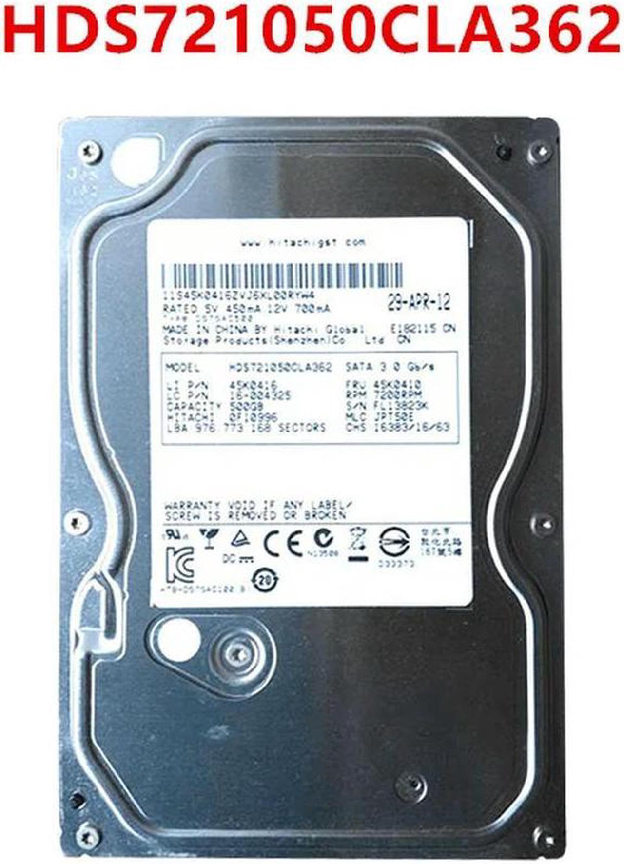 OwnShoe HDD For Hgst 500GB 3.5" SATA 3 Gb/s 16MB 7200RPM For Internal Hard Disk For Surveillance HDD For HDS721050CLA362