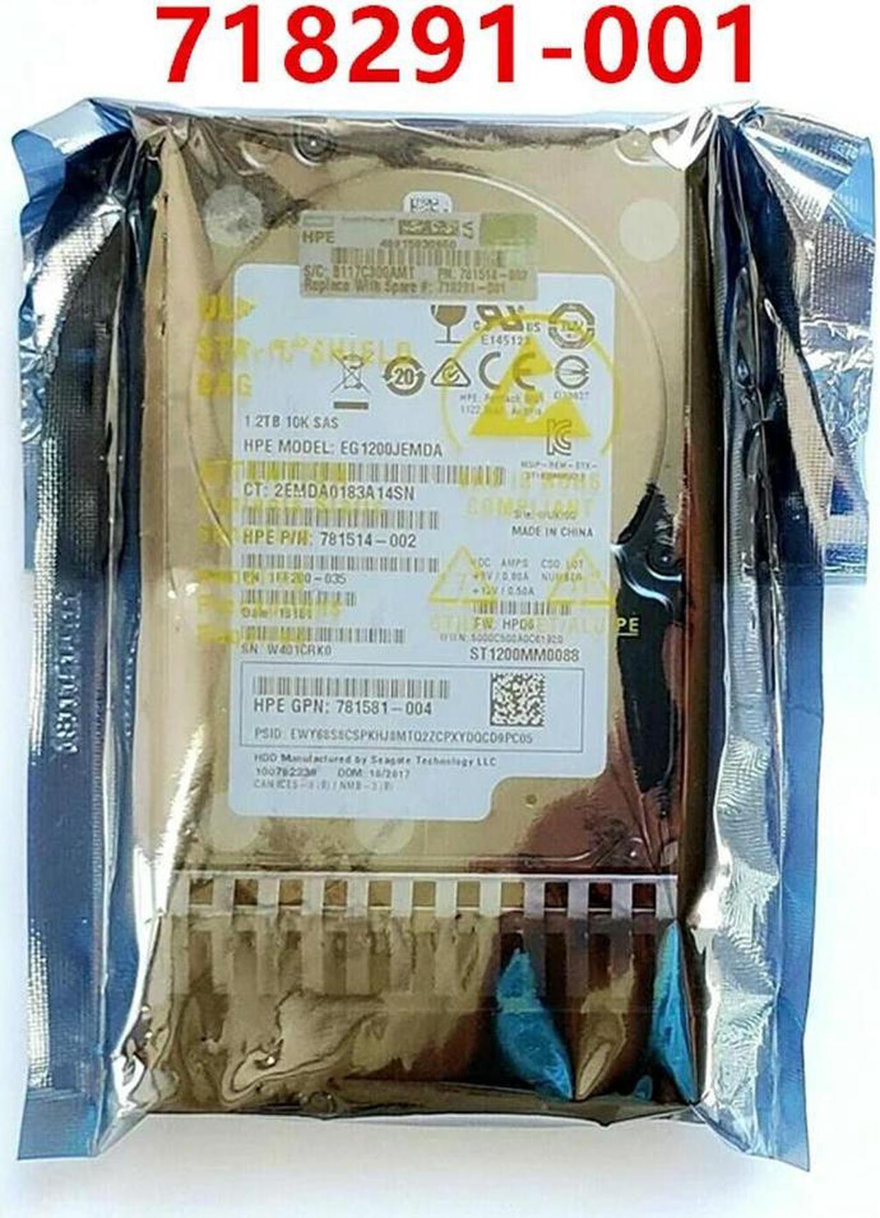 OwnShoe HDD For V2 G8 G9 1.2TB 2.5" SAS 12 Gb/S 64MB 10000RPM For Internal HDD For Server HDD For 718291-001 718160-B21