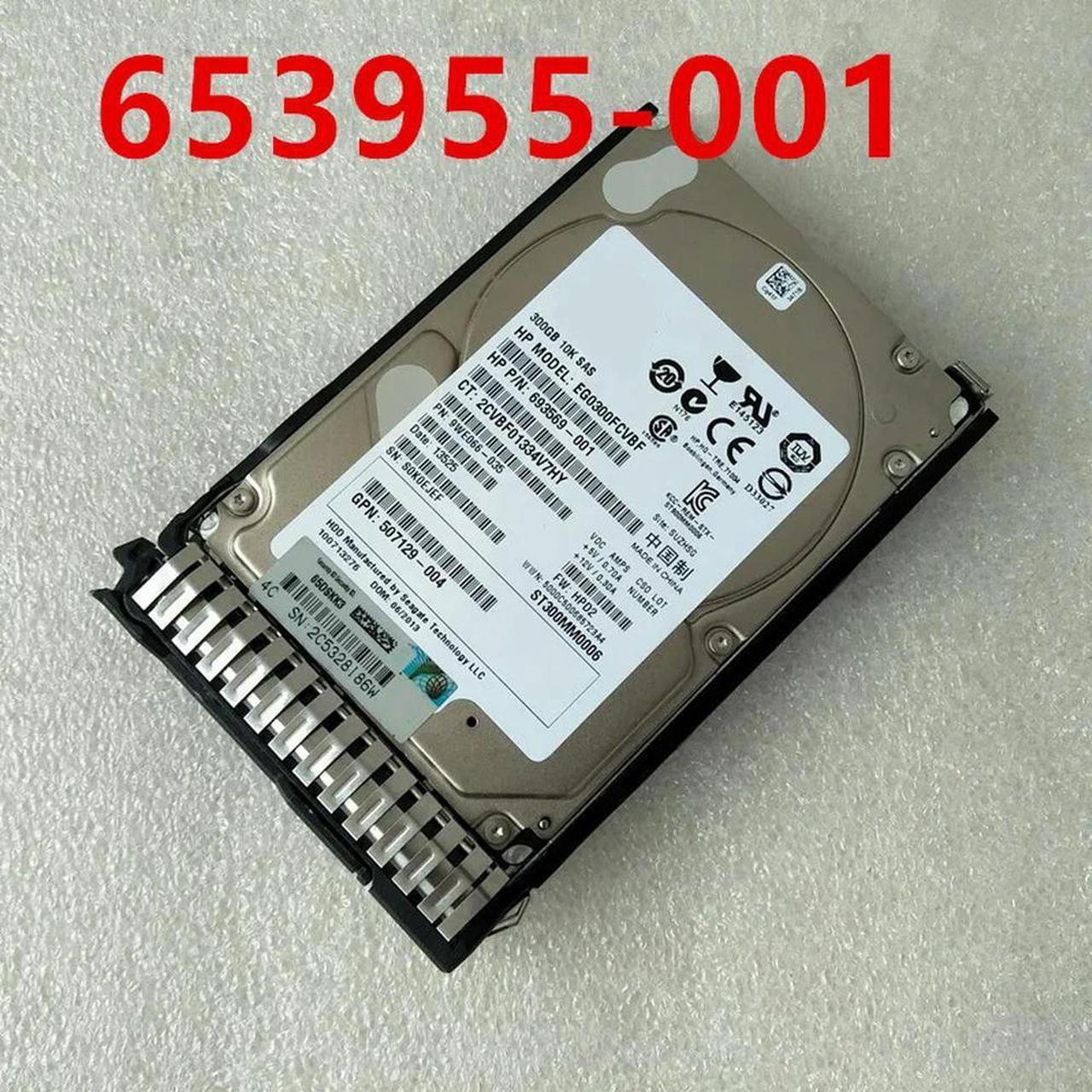 OwnShoe HDD For 300GB 2.5" SAS 64MB 10K Server Hard Drive For 653955-001 EG0300FCVBF ST300MM0006 693569-001