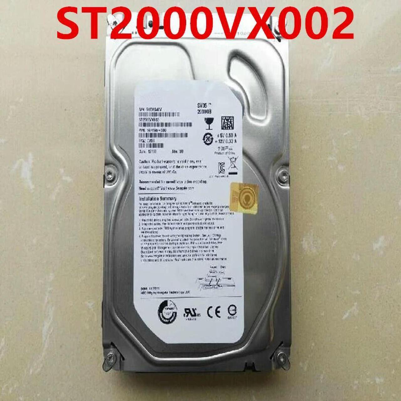 OwnShoe Almost HDD For 2TB 3.5" SATA 6 Gb/s 64MB 7200RPM For Internal HDD For Desktop HDD For ST2000VX002