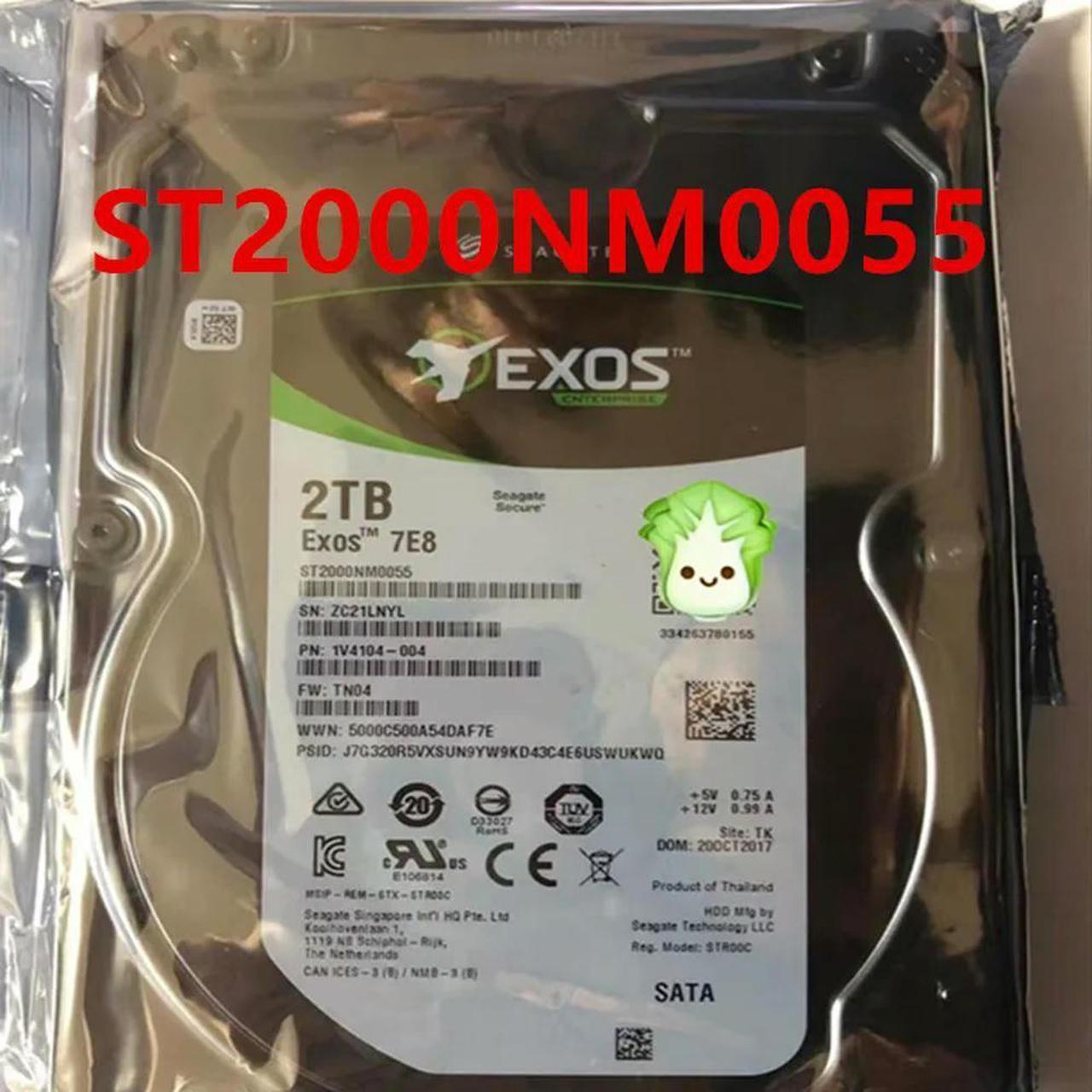 OwnShoe HDD For 2TB 3.5" SATA 6 Gb/s 128MB 7200RPM For Internal Hard Disk For Enterprise Class HDD For ST2000NM0055