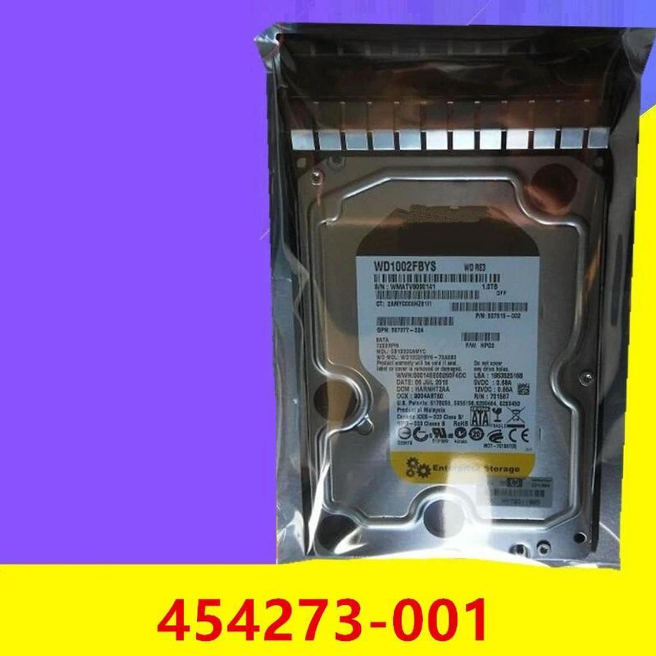 OwnShoe HDD For 1TB 3.5" SATA 6 Gb/s 64MB 7200RPM For Internal Hard Disk For Server HDD For 454273-001 454146-B21