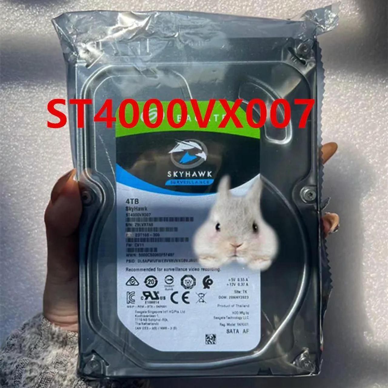 OwnShoe HDD For Skyhawk 4TB 3.5" SATA 64MB 5900RPM For Internal Hard Disk For Surveillance HDD For ST4000VX007