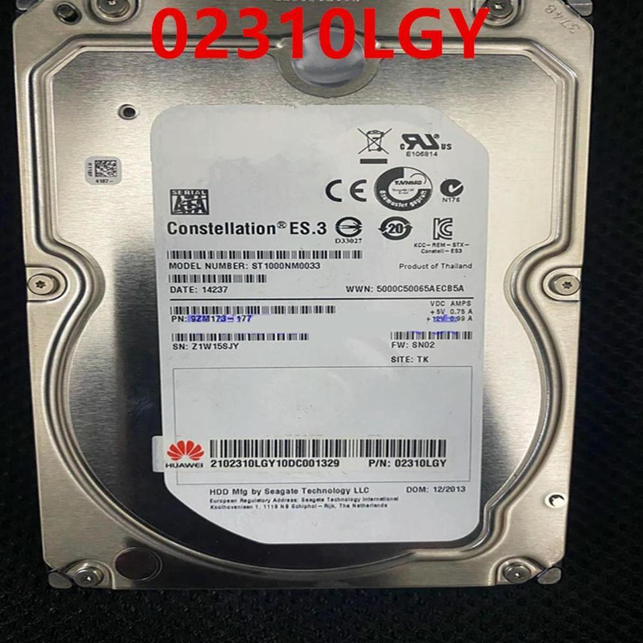 OwnShoe HDD For RH2288V2 RH2285HV2 RH2265V2 1TB 3.5" SATA 64MB 7200RPM For Internal HDD For Server HDD For 02310LGY