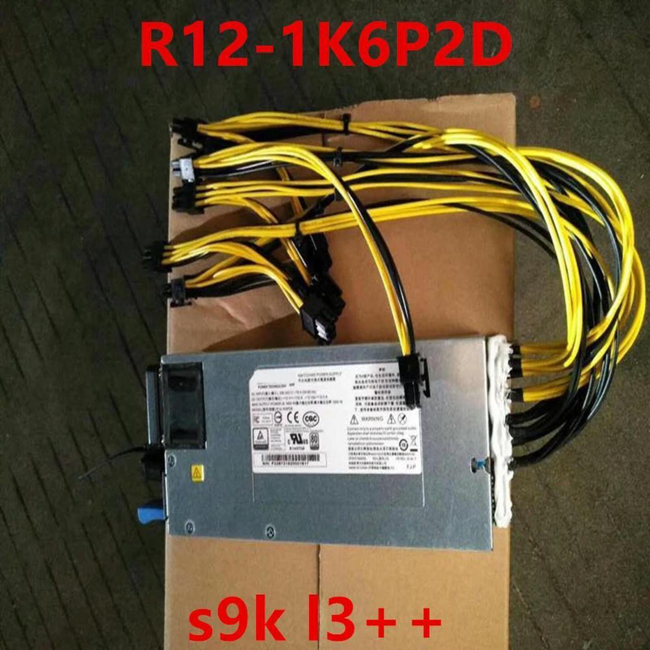 OwnShoe Miner PSU For Chicony Single 12V s9k l3++ 1600W Mining Power Supply R12-1K6P2D