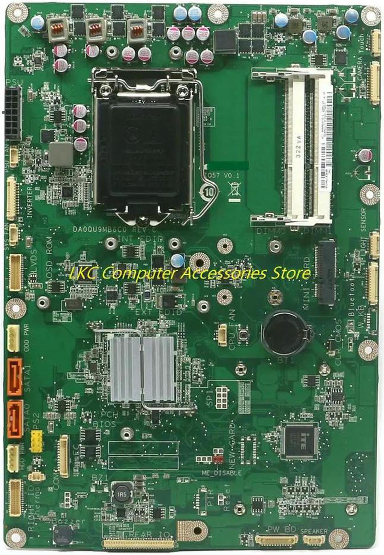 FOR Thinkcentre M90z AIO All-in-One Motherboard LGA1156 DDR3 03T9005 IQ57 DA0QU9MB6C0 Mainboard 100% Tested