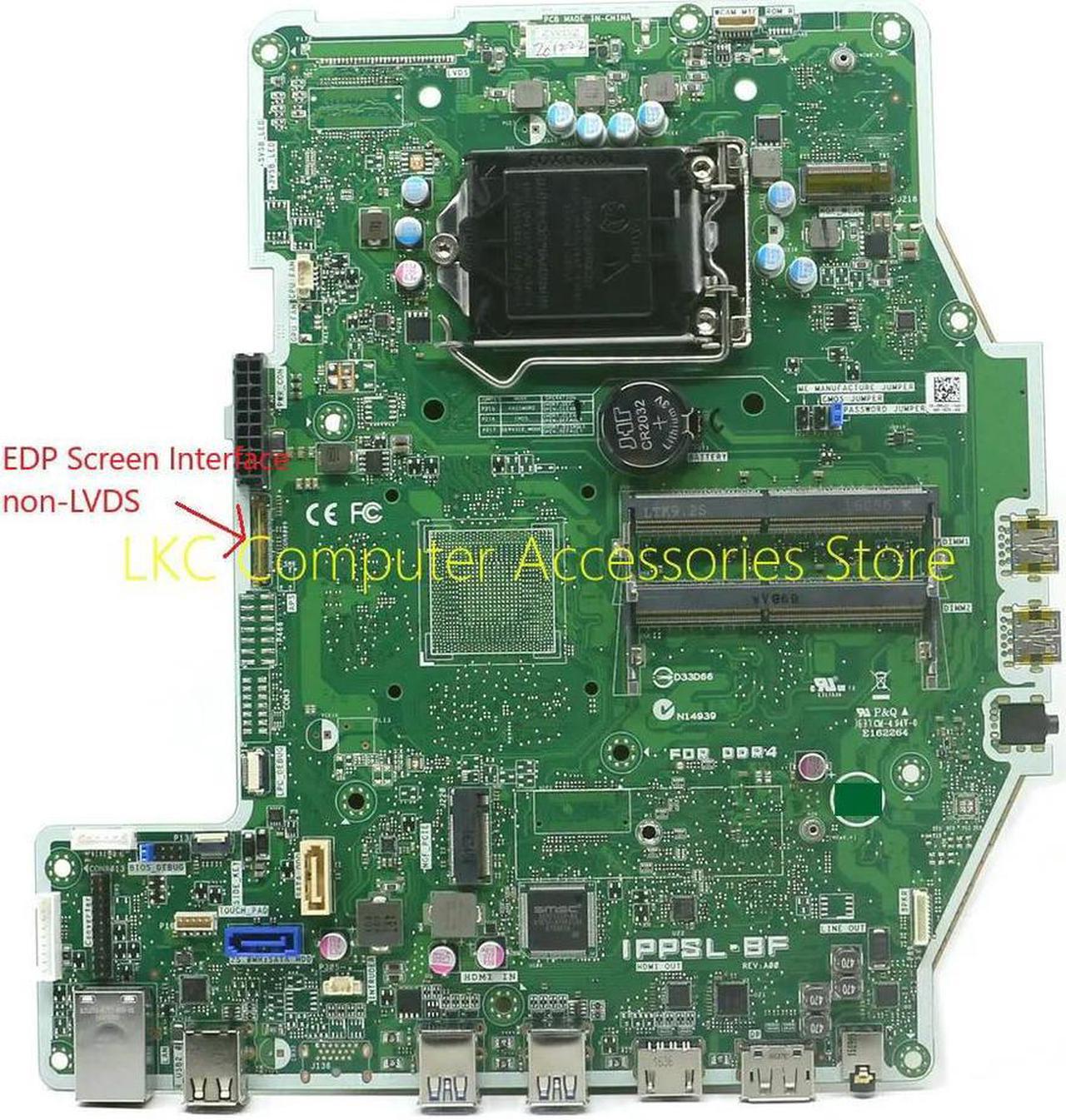 FOR Optiplex 24 7440 AIO All-In-One Motherboard 0N0JCC N0JCC CN-0N0JCC IPPSL-BF LGA1151 EDP Screen Interface  non-LVDS