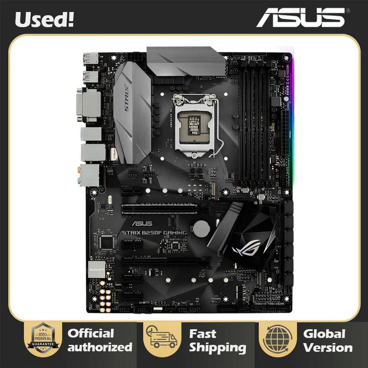 ROG STRIX B250F GAMING Motherboard Socket LGA 1151 DDR4 B250 SATA3 USB3.0 Desktop Motherboard