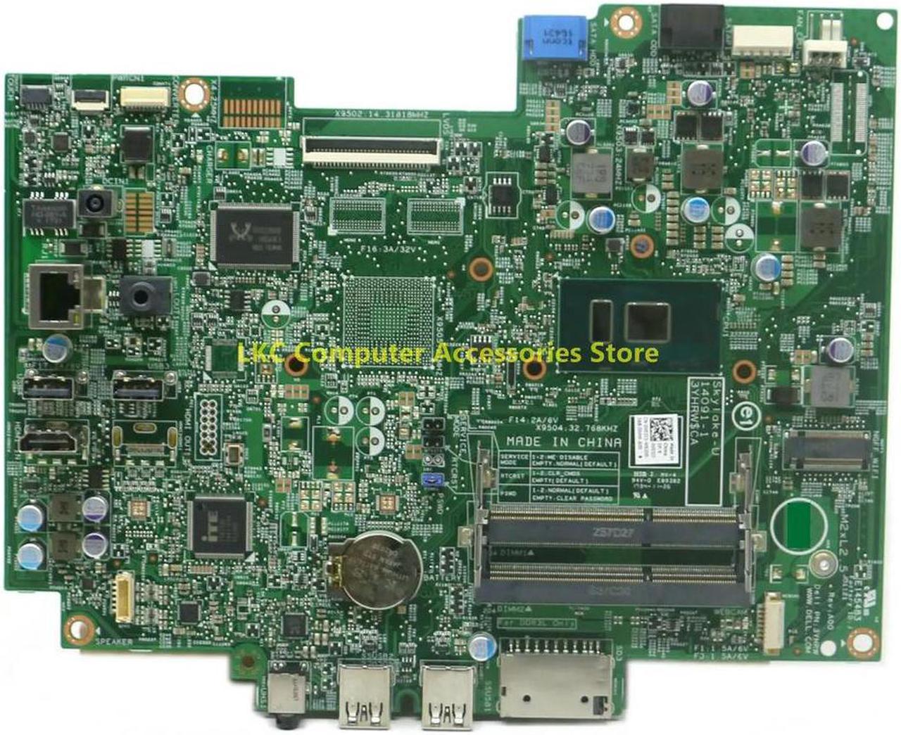 FOR Inspiron 20 3059 24 3459 AIO All-In-One Motherboard D90HM 0D90HM CN-0D90HM 14091-1 3YHRW Integrated I3-6100CPU