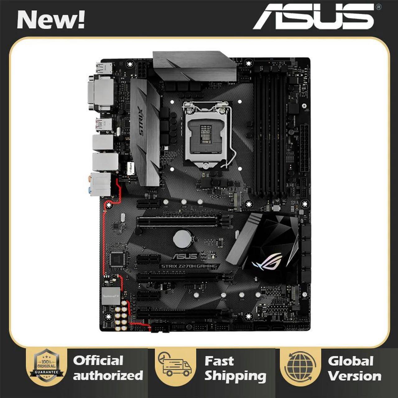 ROG STRIX Z270H GAMING Desktop Motherboard Socket LGA 1151 i7 i5 i3 Z270 DDR4 USB3.0 mainboard PC boards