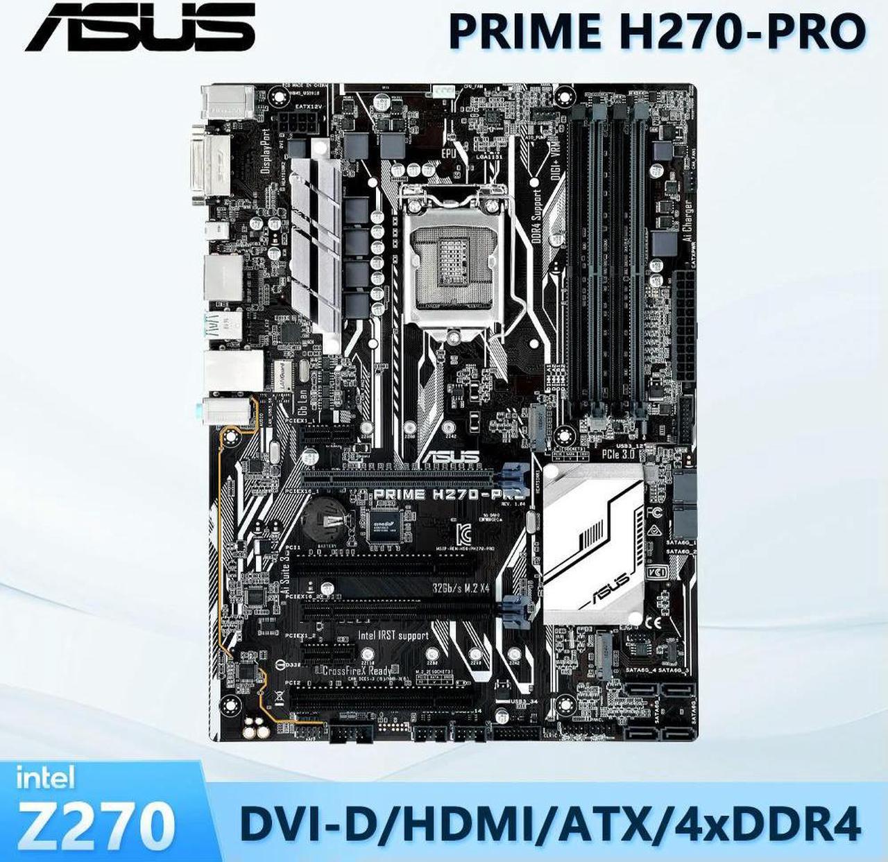 LGA 1151 Motherboard PRIME H270-PRO Supports Core i3 6100 6300 7100 i5 6400 6500 6600 7400 7500 7600 i7 6700K 7700K