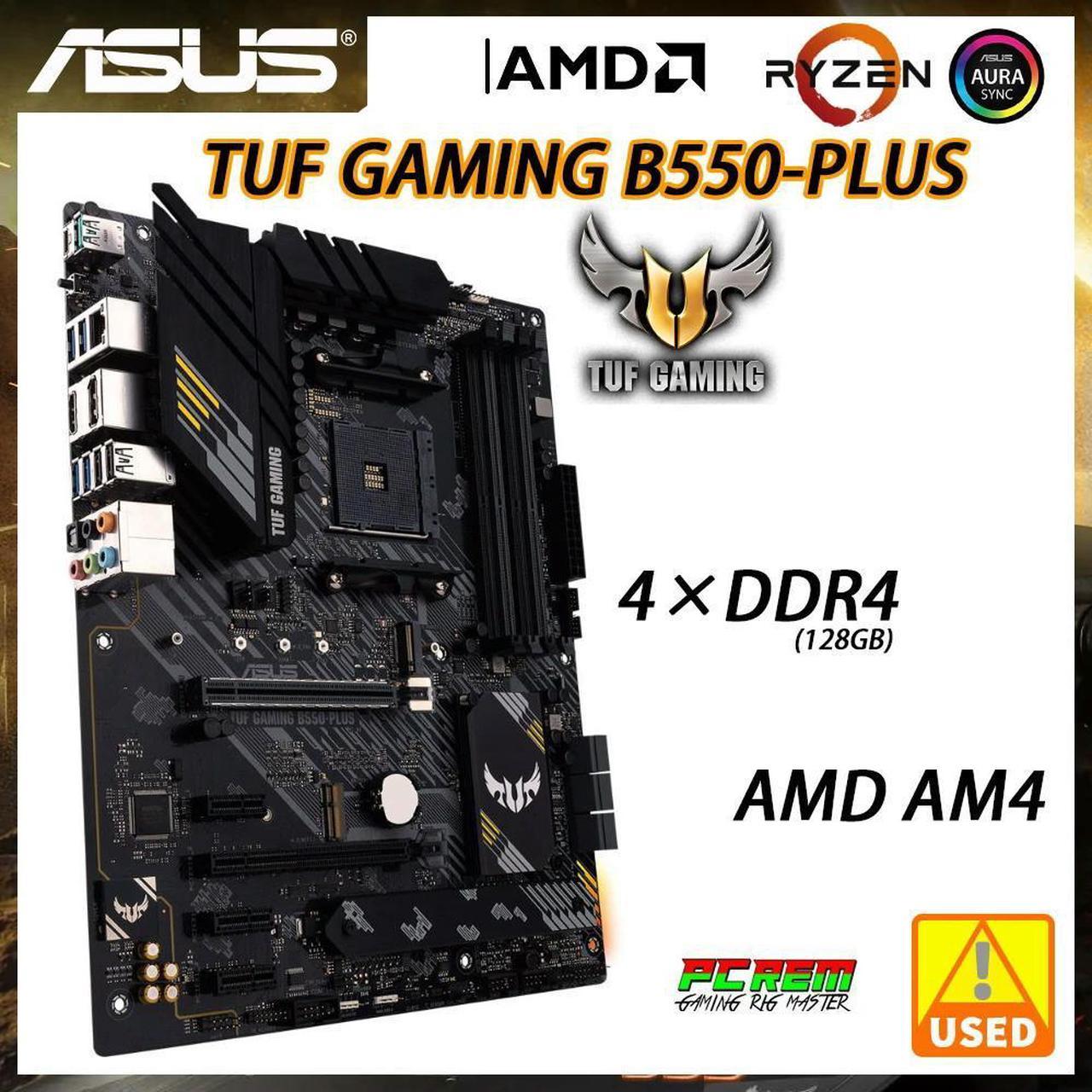 B550 Motherboard TUF GAMING B550-PLUS Supports Ryzen 5 5600G 5600/Ryzen 7 5700x3d 5800x3d 5700x 5800x 3800x/Ryzen 9 5900X