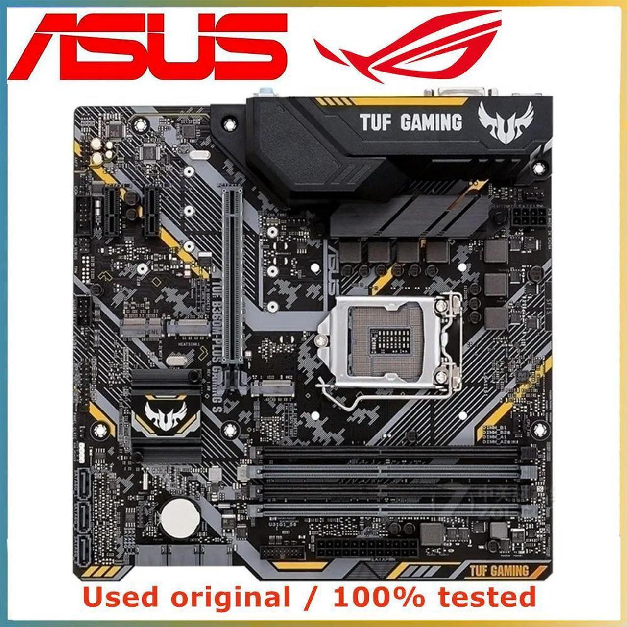 For TUF B360M-PLUS GAMING S Computer Motherboard LGA 1151 DDR4 64G For B360 Desktop Mainboard SATA III PCI-E 3.0 X16