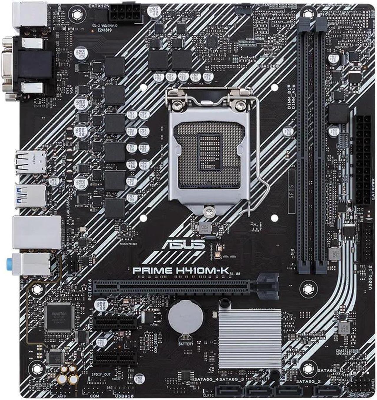 Full PRIME H410M-K Desktop H410 H410M DDR4 Motherboard LGA 1200 i7/i5/i3 USB3.0 M.2 SATA3