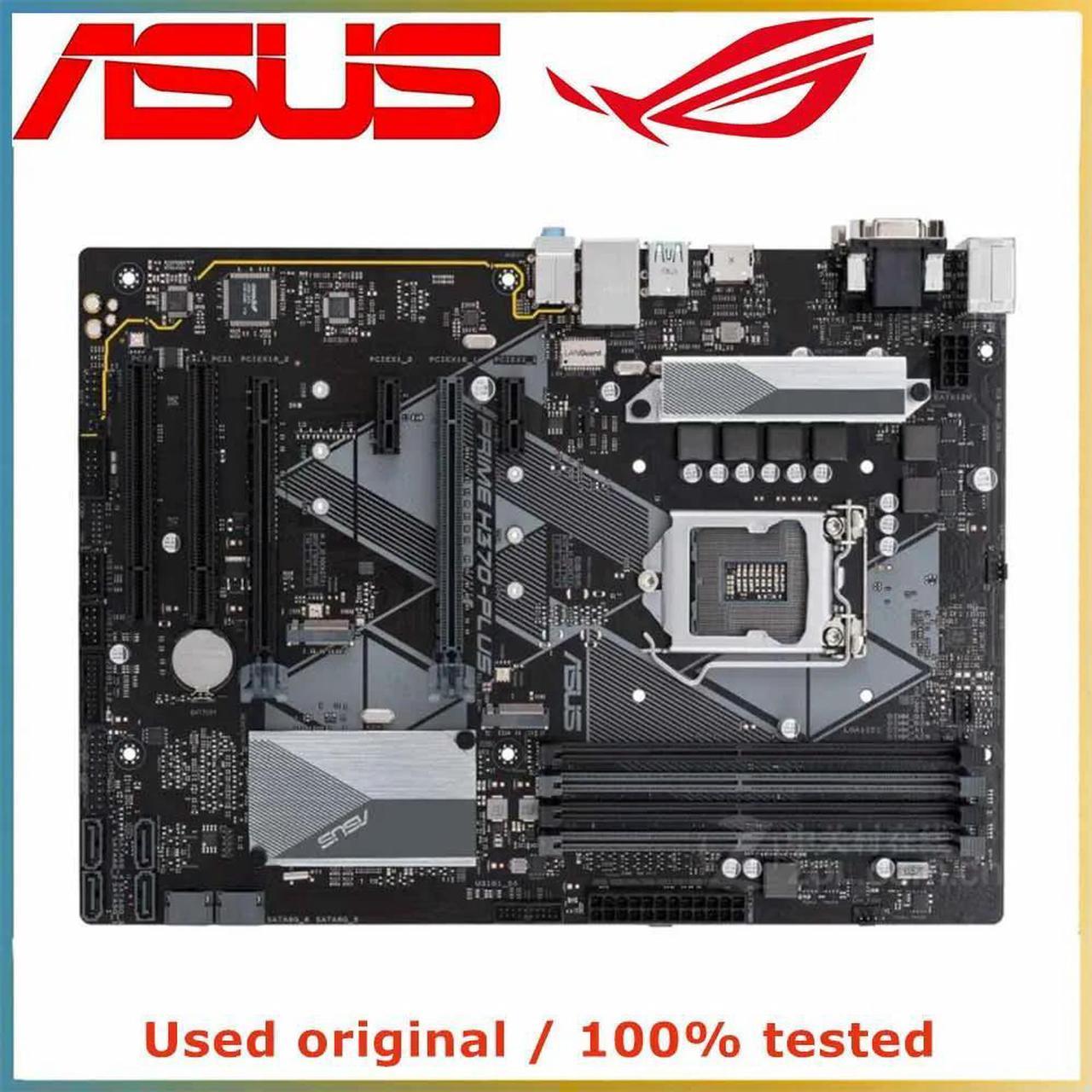 For H370 For PRIME H370-PLUS Computer Motherboard LGA 1151 DDR4 64GB Desktop Mainboard PCI-E 3.0 X16