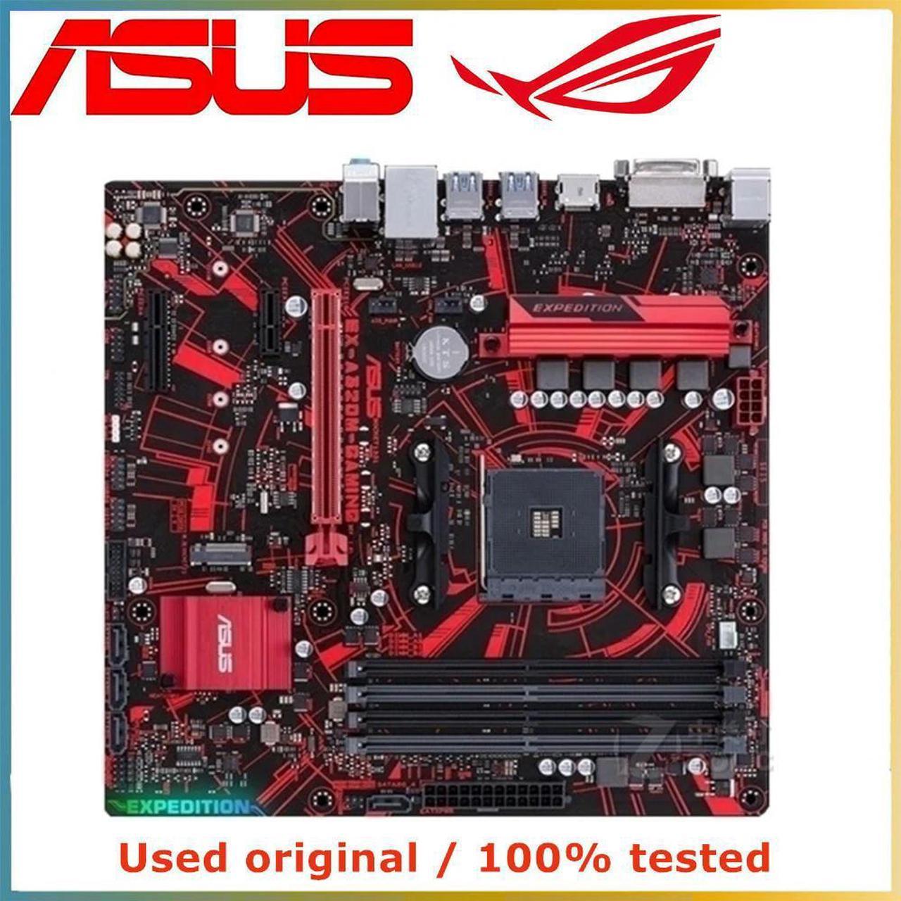 For A320 A320M-GAMING or EX-A320M-GAMING Computer Motherboard AM4 DDR4 64G Desktop Mainboard M.2 SATA III PCI-E 3.0