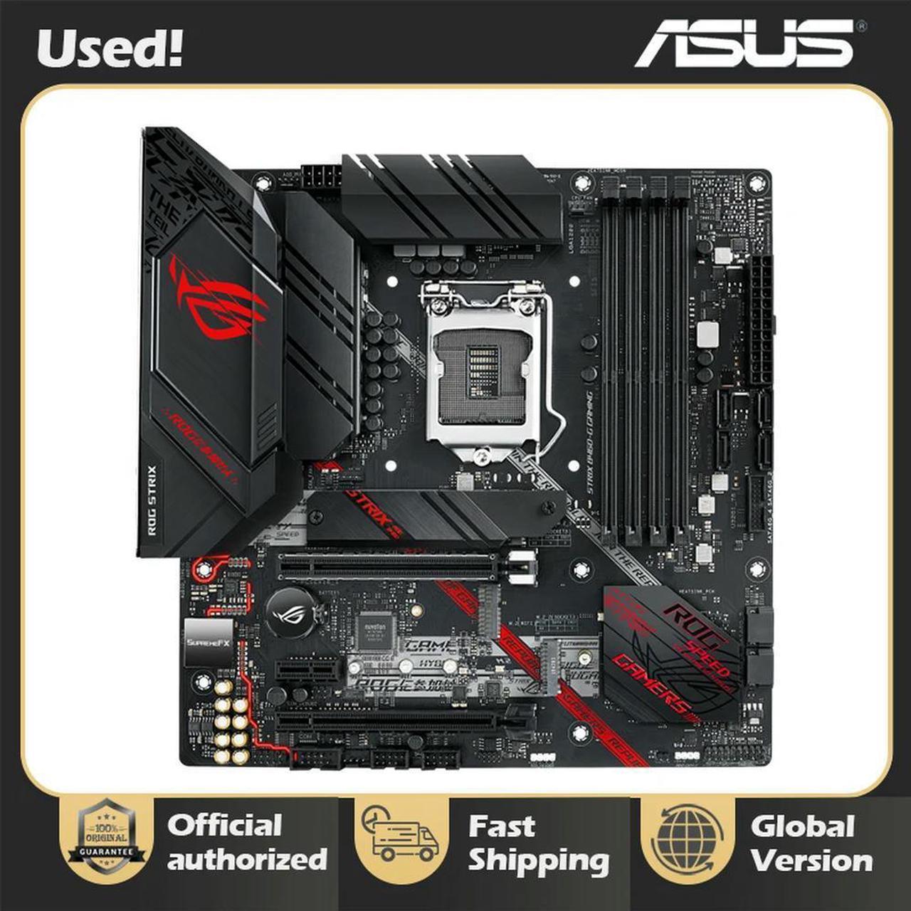 ROG STRIX B460-G GAMING motherboard Socket 1200 supports 10th Gen Core, Pentium Gold and Celeron CPU processors