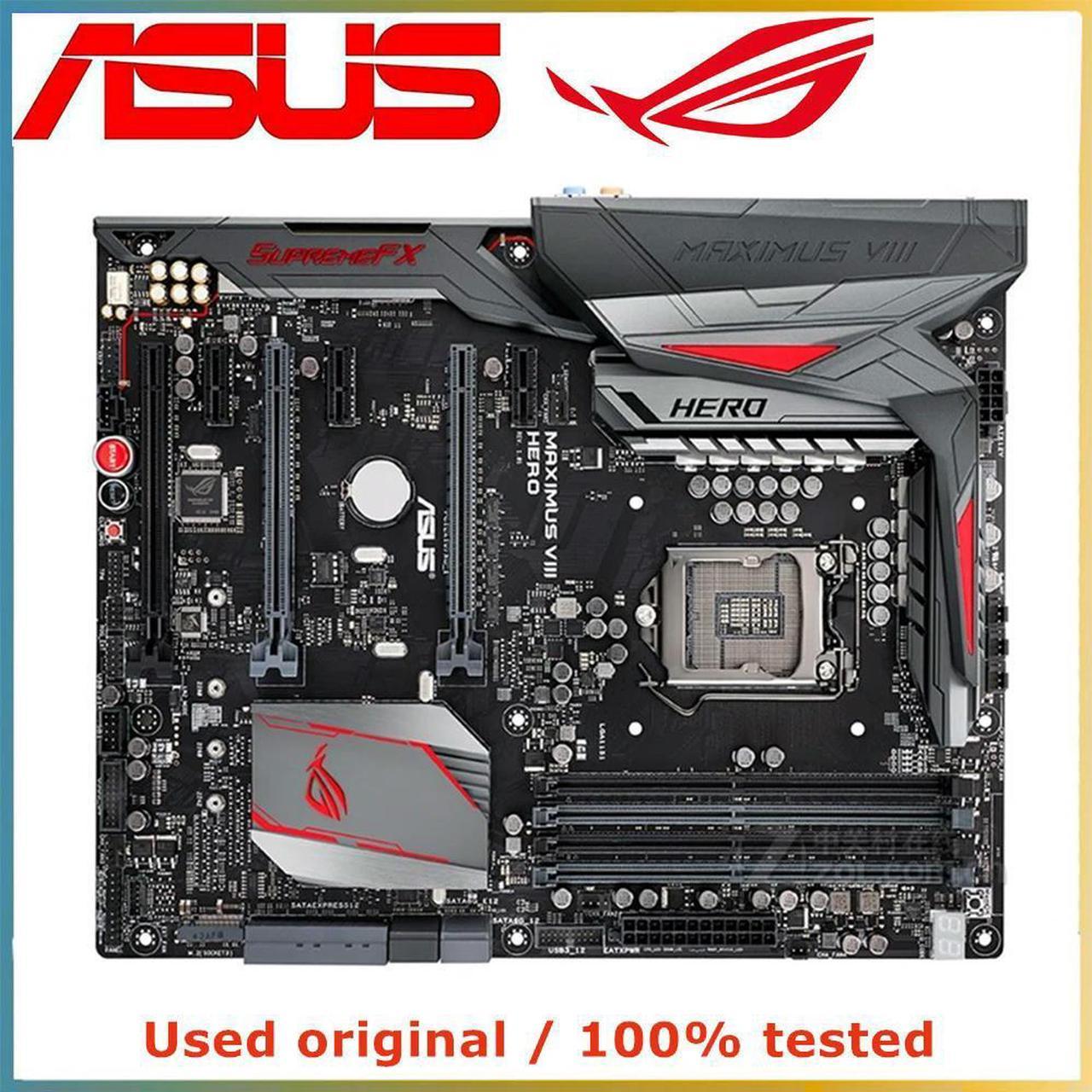 For ROG MAXIMUS VIII HERO Computer Motherboard LGA 1151 DDR4 64G For Z170 Desktop Mainboard M.2 PCI-E 3.0 X16