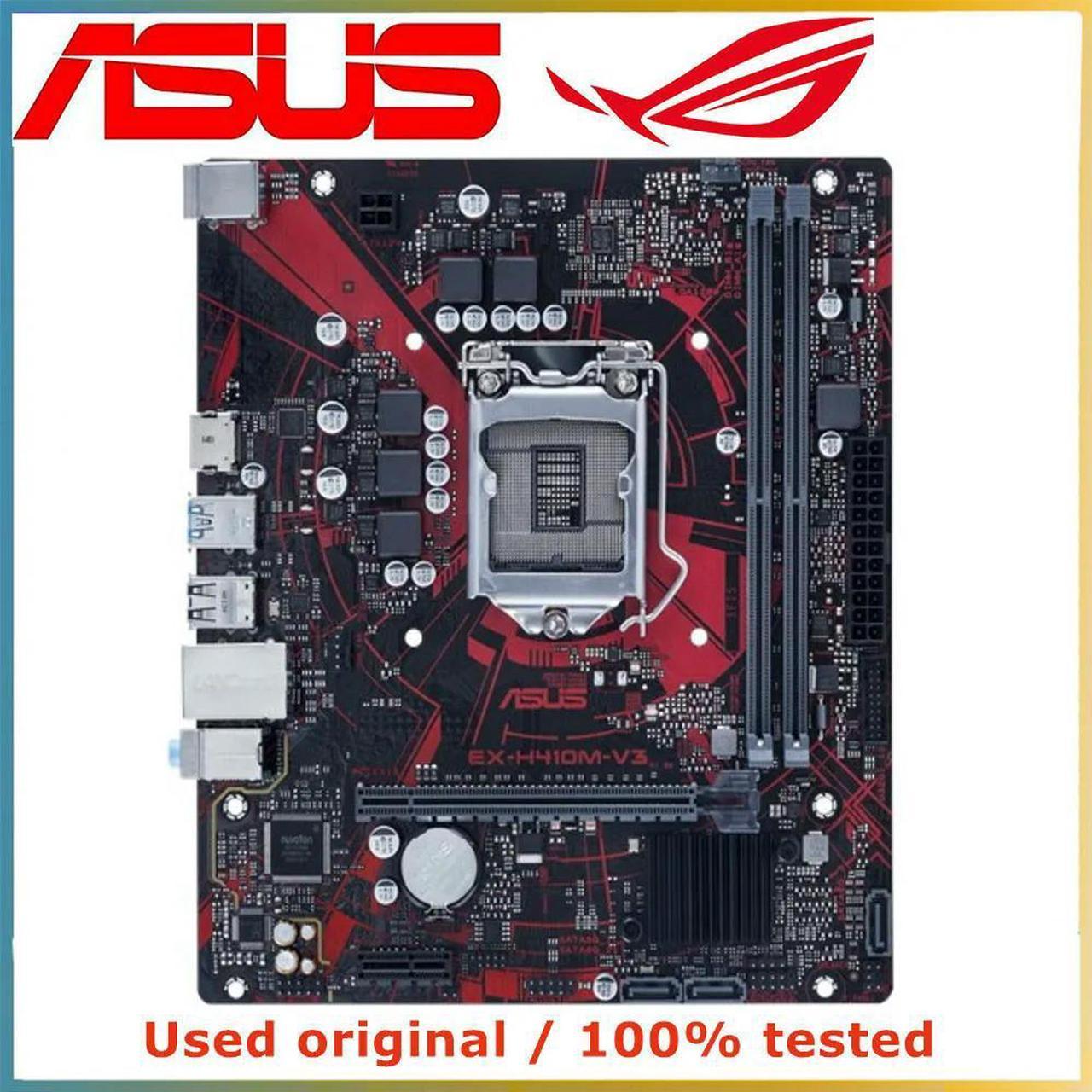 For EX-H410M-V3 Computer Motherboard LGA 1200 DDR4 64G For H410 Desktop Mainboard M.2 NVME PCI-E 3.0 X16