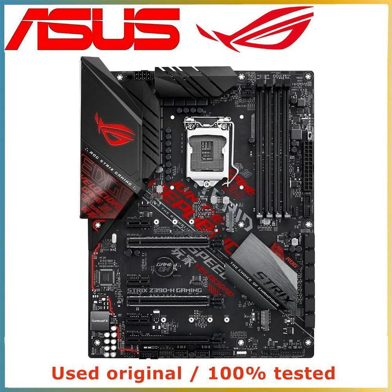 For ROG STRIX Z390-H GAMING Computer Motherboard LGA 1151 DDR4 64G For Z390 Desktop Mainboard M.2 NVME PCI-E 3.0 X16