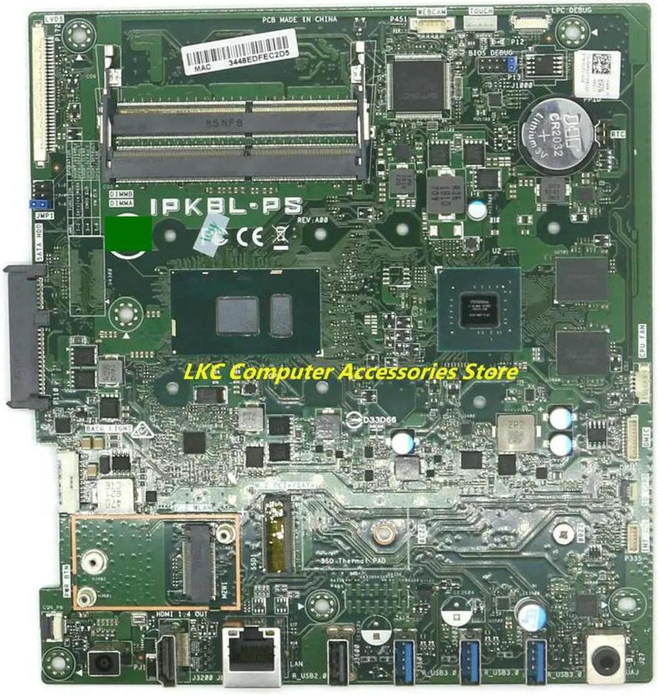 For Inspiron 24 3477 22 3277 All-in-one Motherboard 0NRG1Y CN-0NRG1Y NRG1Y IPKBL-PS with i3-7130 CPU with graphics card